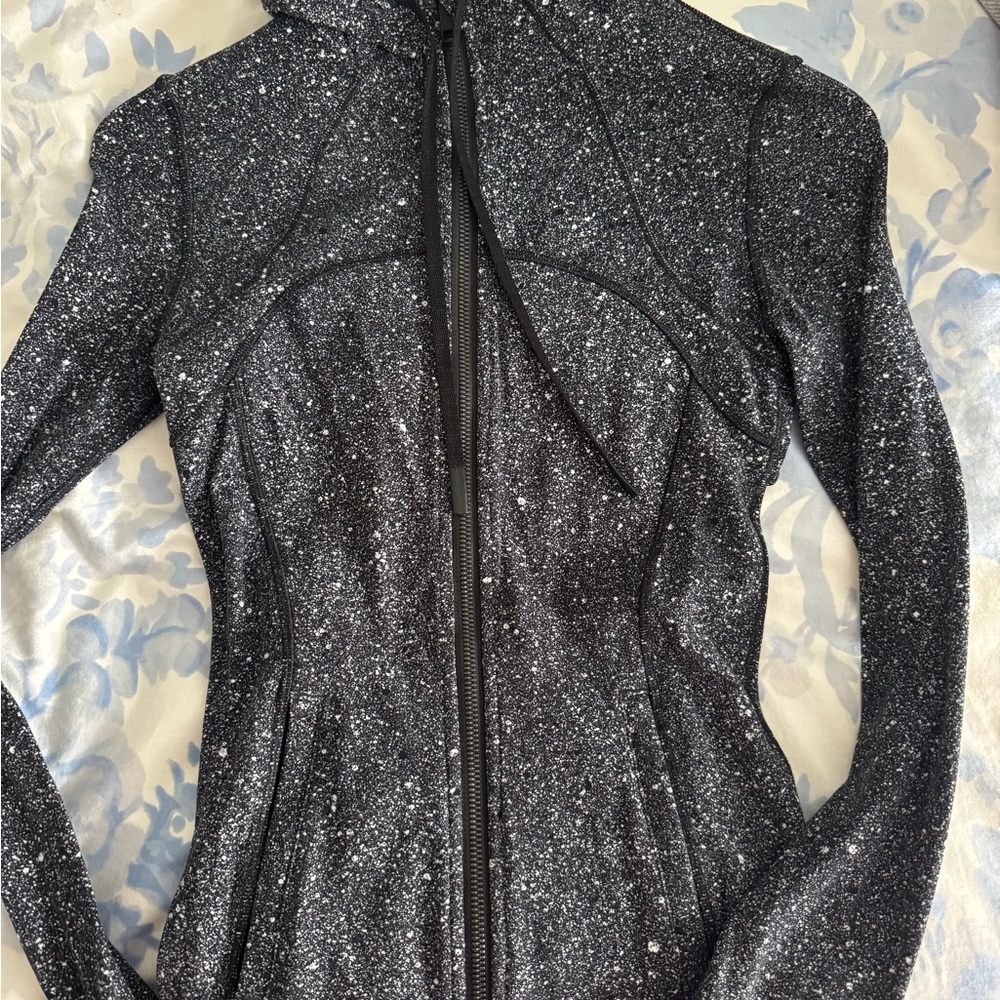 Lululemon Black and white spots Zip-Up Hoodie define jacket